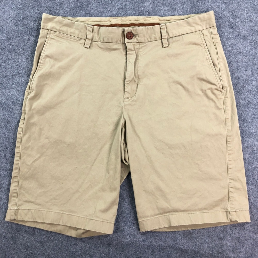 Tommy Bahama Mens Chino Shorts 36 Khaki Stretch Resort Island Cotton Blend